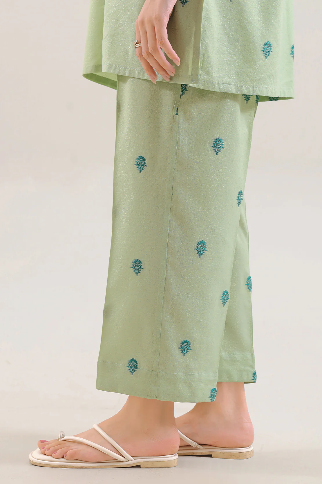 Cotton Jacquard Stitched 2 Piece (Shirt/Trouser) - Image 5