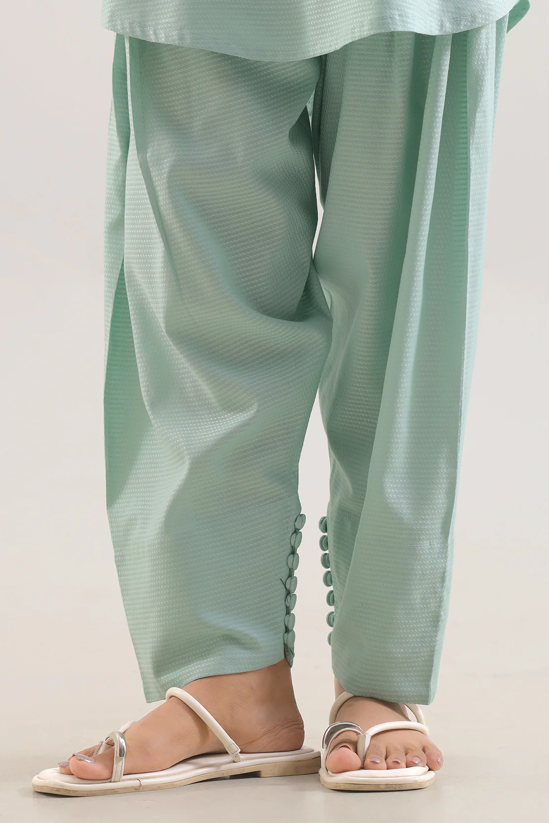 Cotton Jacquard Stitched 2 Piece (Shirt/Trouser) - Image 5