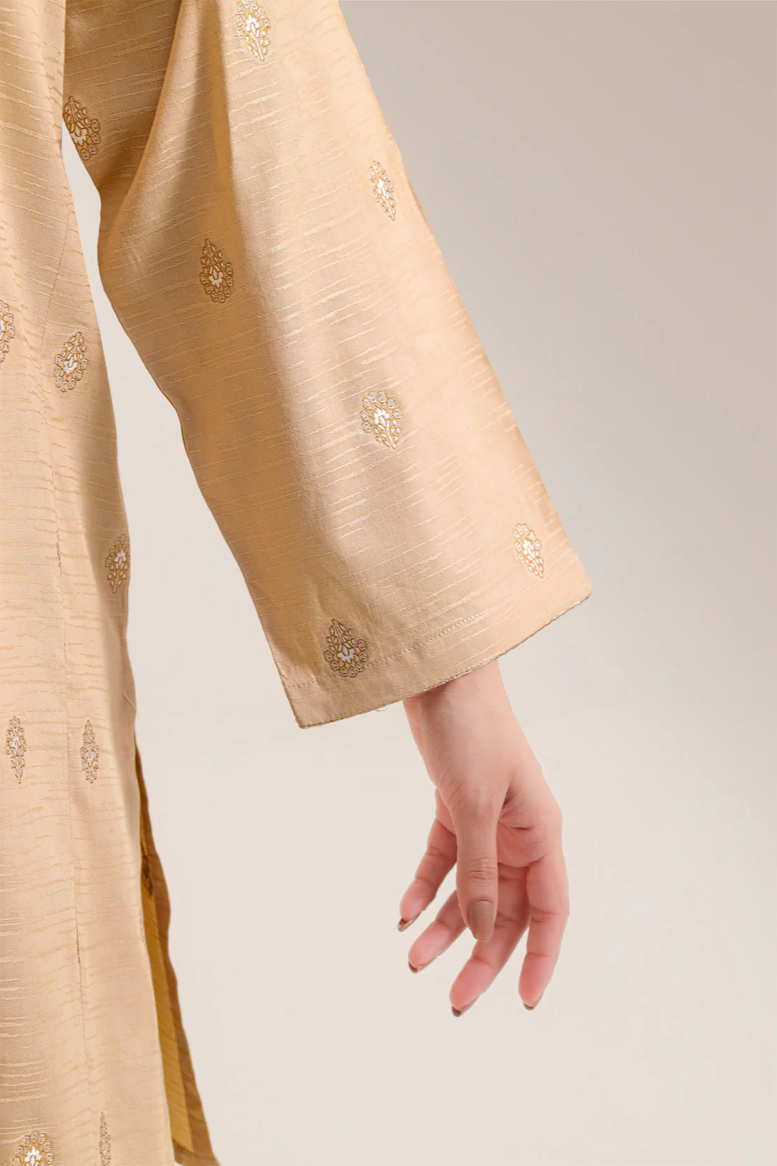 Cotton Jacquard Stitched 2 Piece (Shirt/Trouser) - Image 4