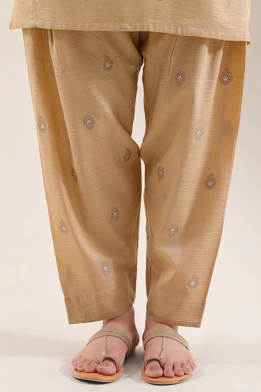Cotton Jacquard Stitched 2 Piece (Shirt/Trouser) - Image 5