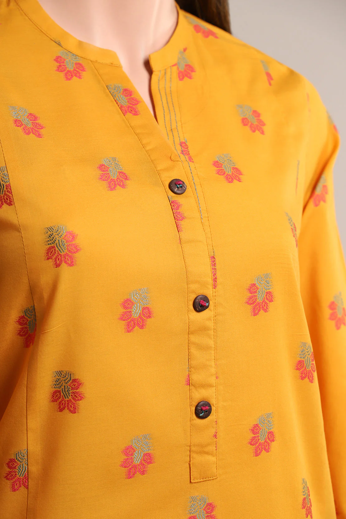 Cotton Jacquard Stitched 2 Piece (Shirt/Trouser) - Image 3