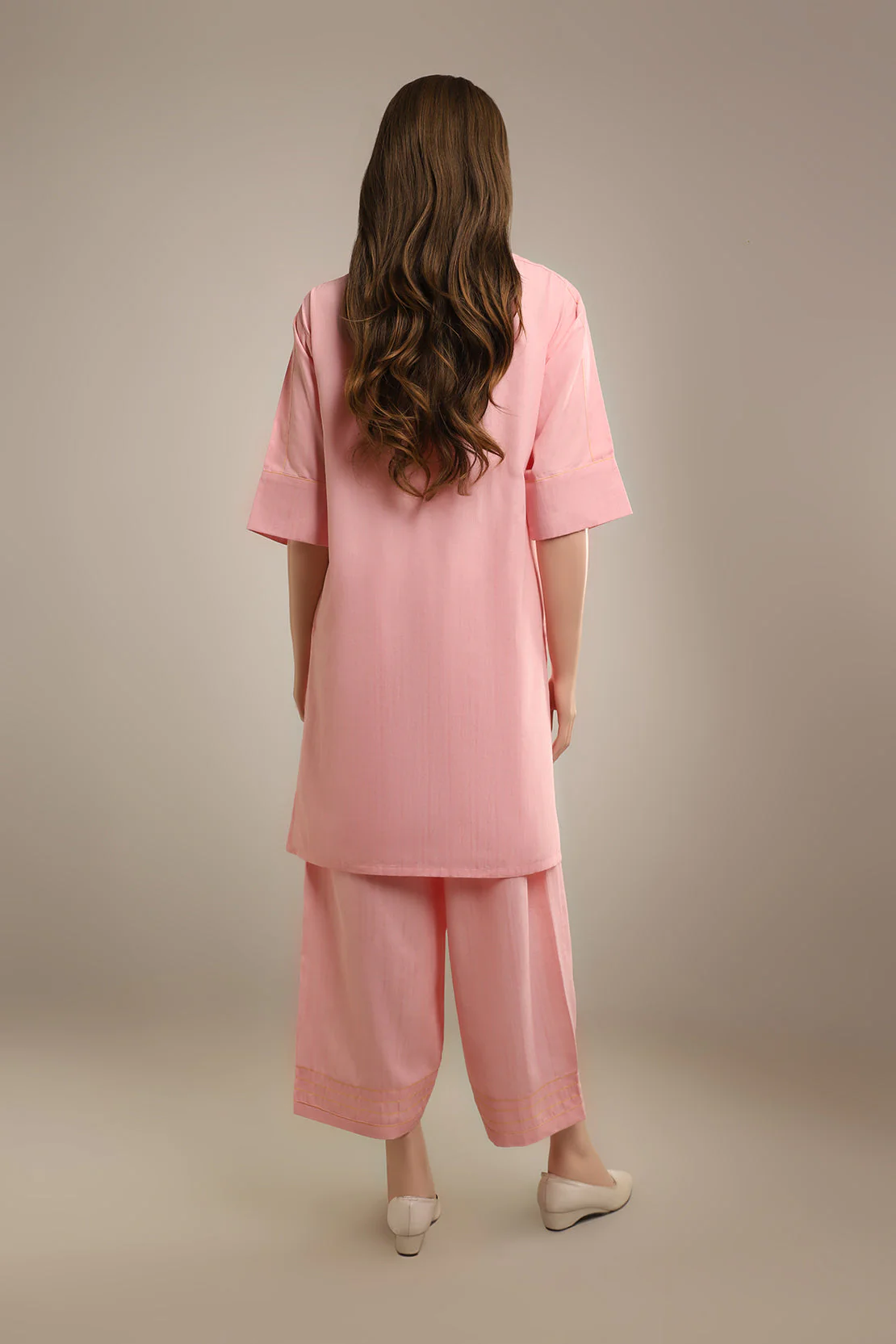 Cotton Jacquard Stitched 2 Piece (Shirt/Trouser) - Image 2