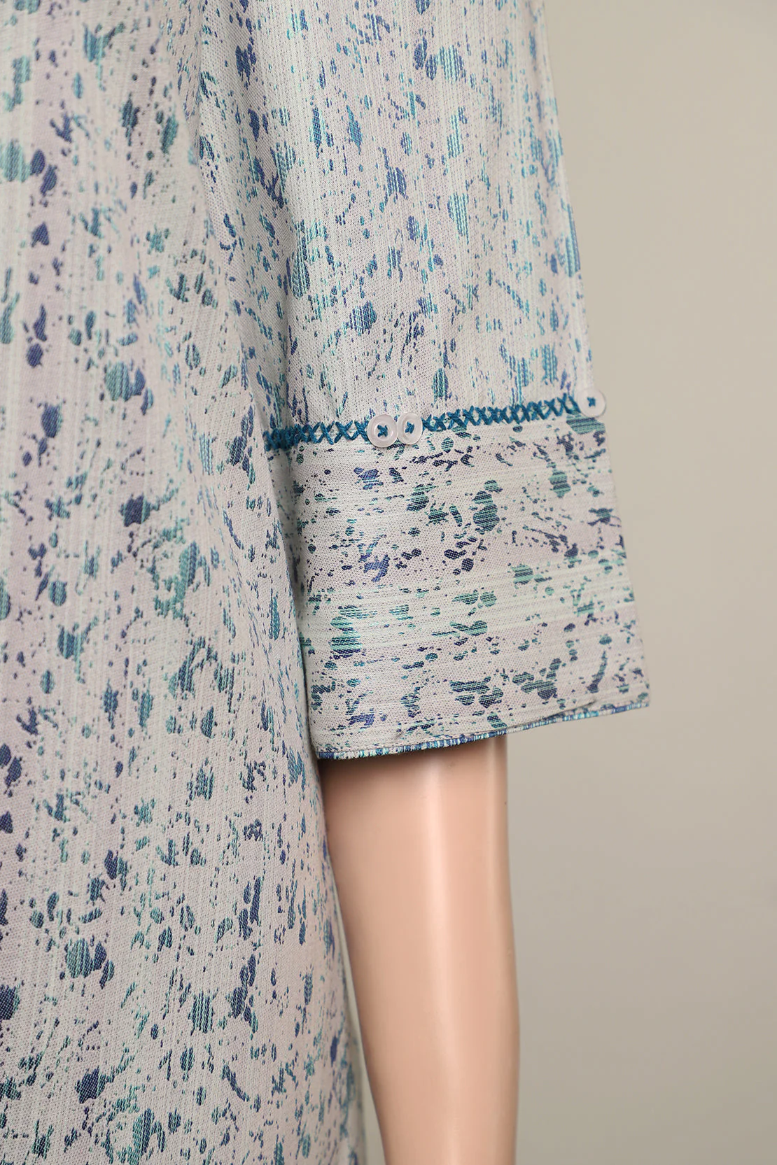 Cotton Jacquard Stitched 2 Piece (Shirt/Trouser) - Image 4