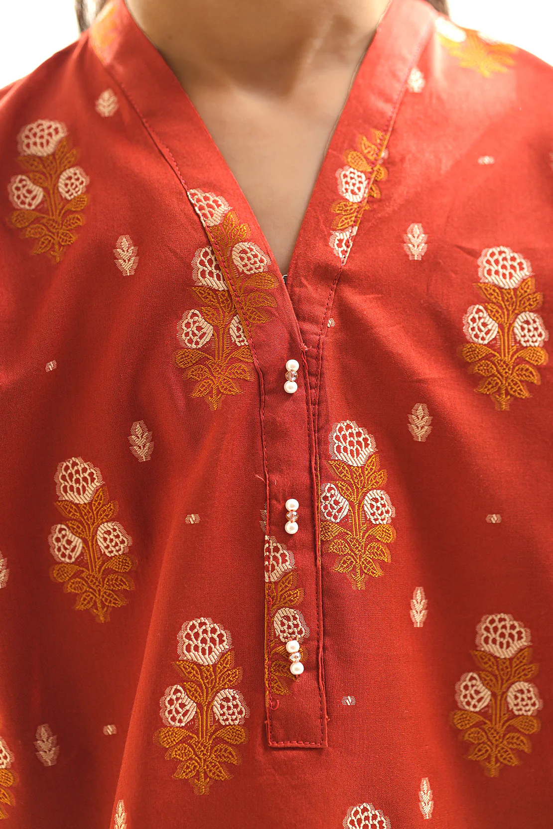 Cotton Jacquard Stitched 2 Piece (Shirt/Trouser) For Kids - Image 6