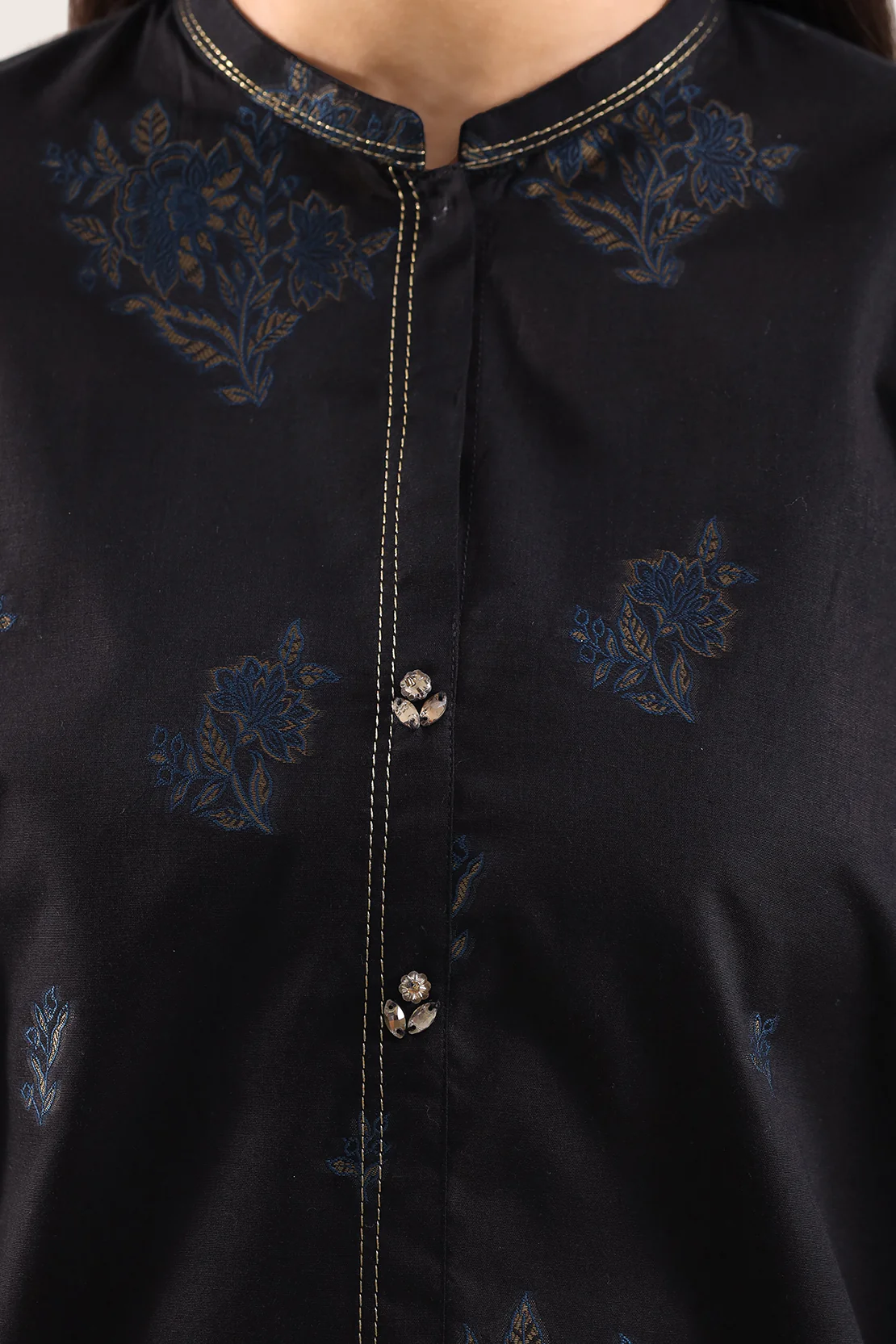 Cotton Jacquard Stitched 2 Piece (Shirt/Trouser) - Image 3