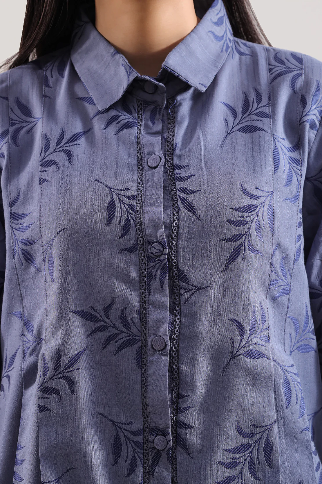 Cotton Jacquard Stitched 2 Piece (Shirt/Trouser) - Image 3