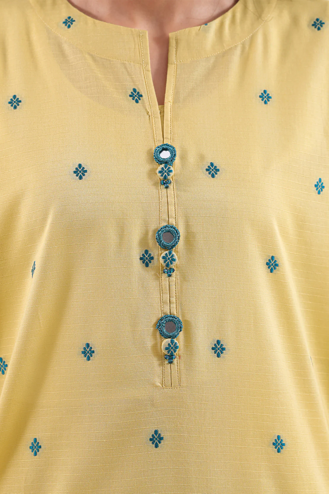 Cotton Jacquard Stitched 2 Piece (Shirt/Trouser) - Image 5