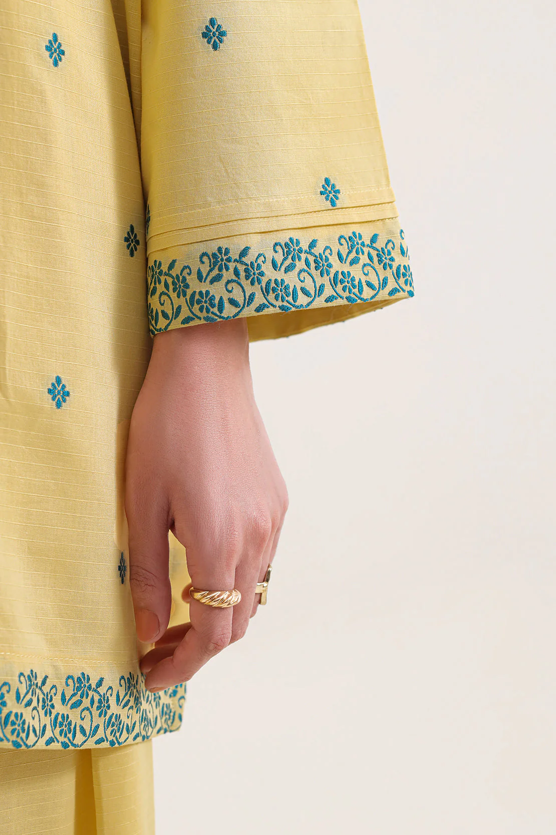 Cotton Jacquard Stitched 2 Piece (Shirt/Trouser) - Image 6