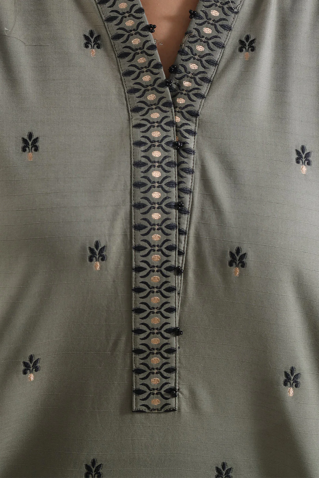 Cotton Jacquard Stitched 2 Piece (Shirt/Trouser) - Image 5
