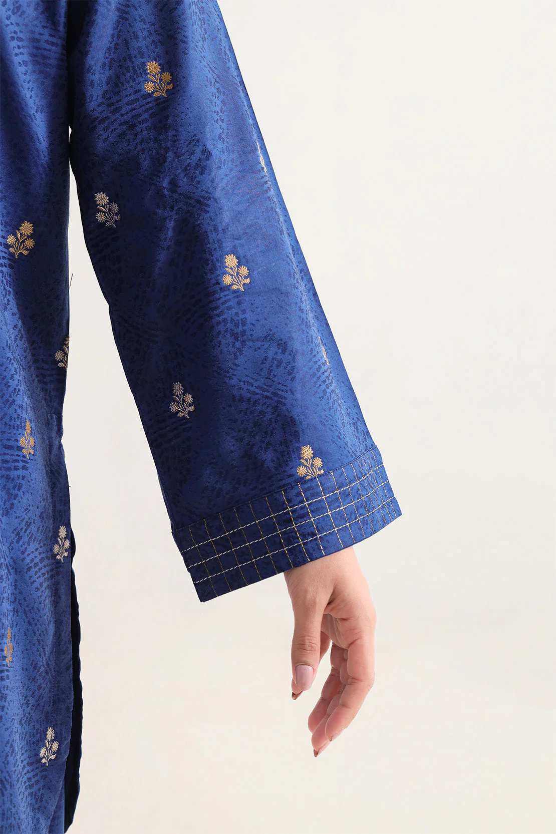 Cotton Jacquard Stitched 2 Piece (Shirt/Trouser) - Image 5