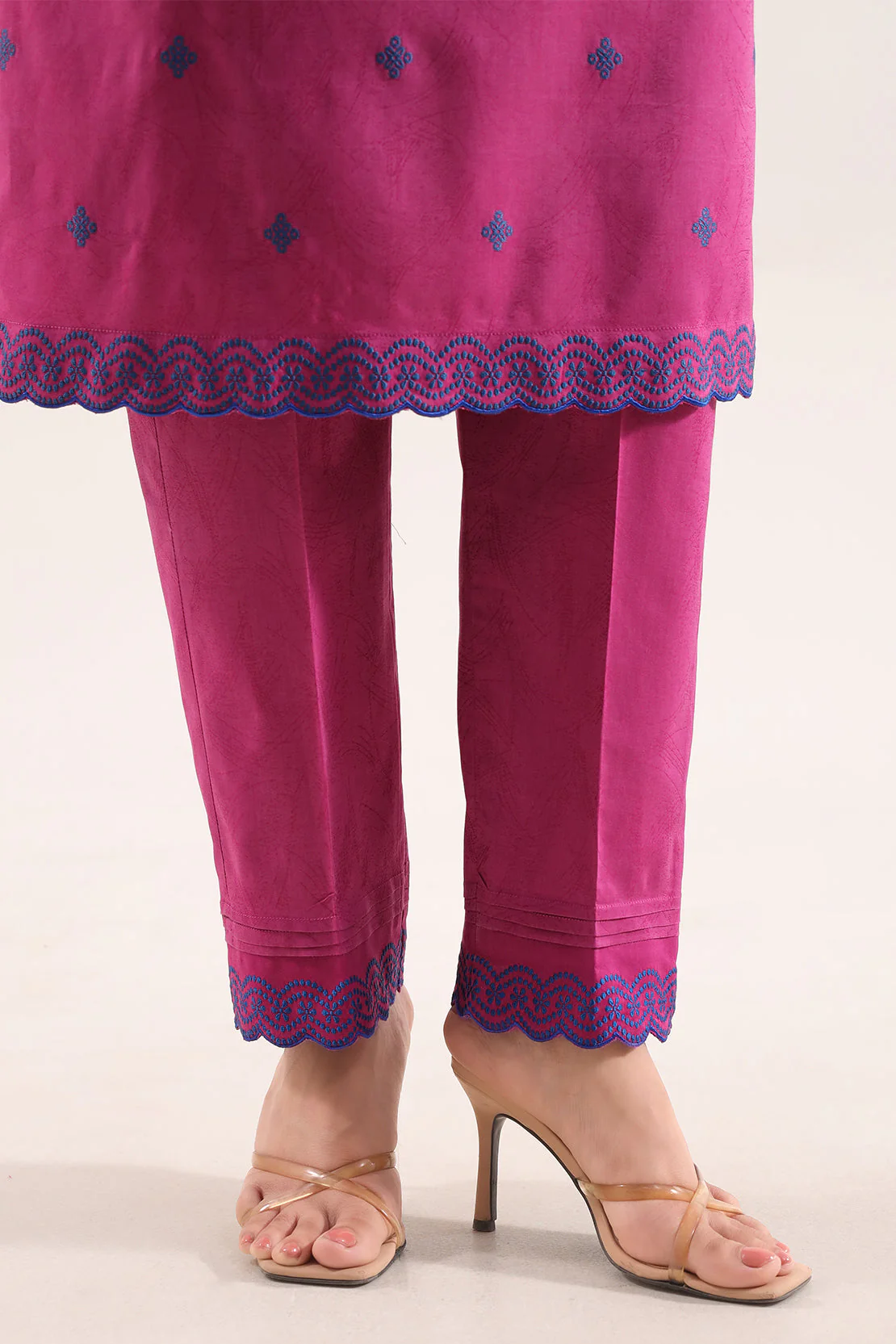 Cotton Jacquard Stitched 2 Piece (Shirt/Trouser) - Image 7