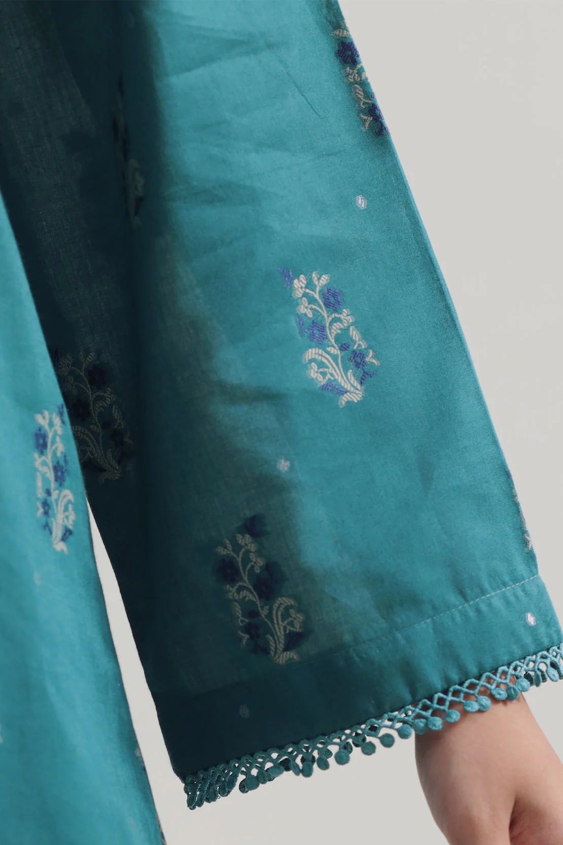 Cotton Jacquard Stitched 2 Piece (Shirt/Trouser) - Image 5