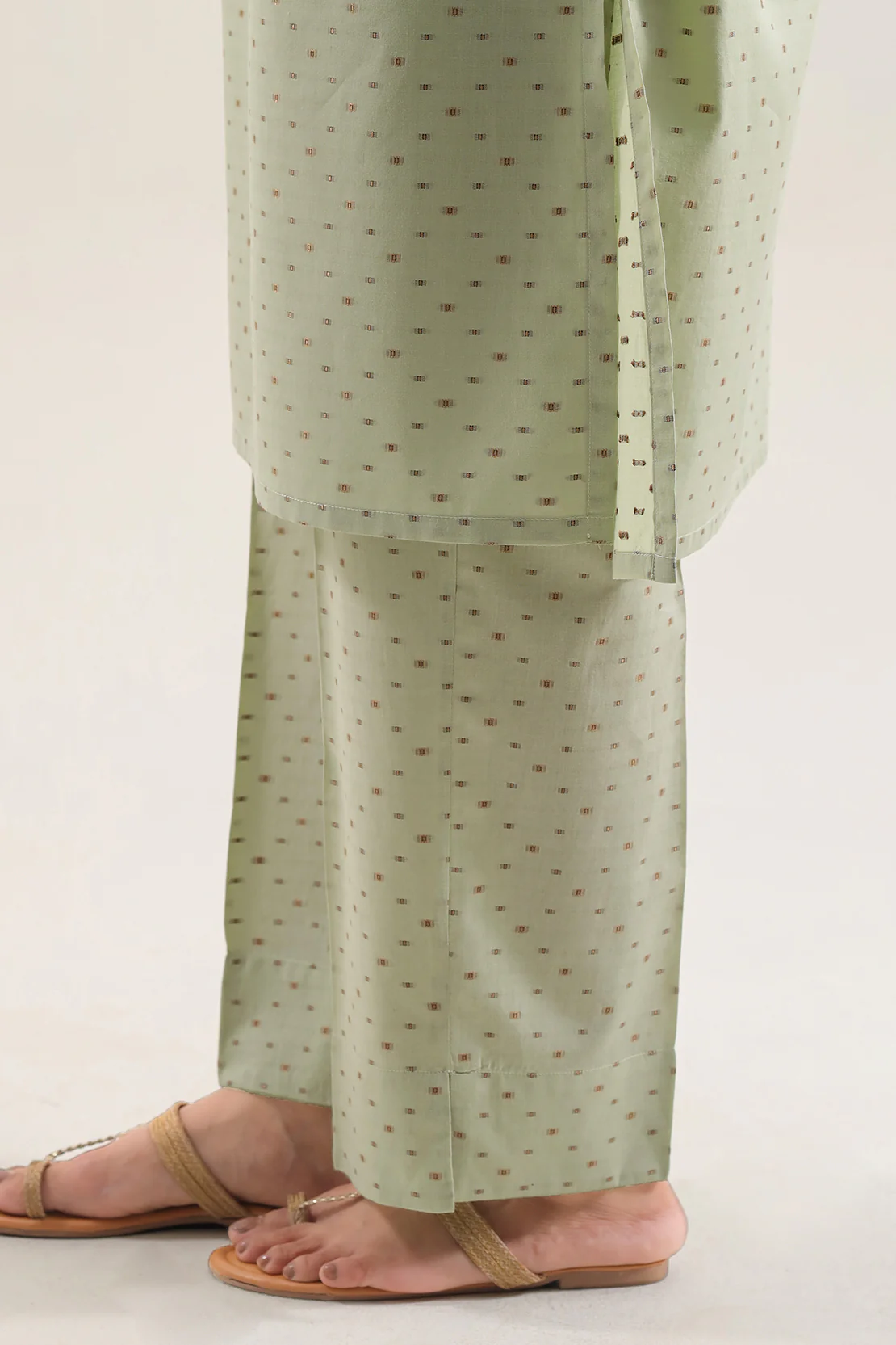 Cotton Jacquard Stitched 2 Piece (Shirt/Trouser) - Image 5