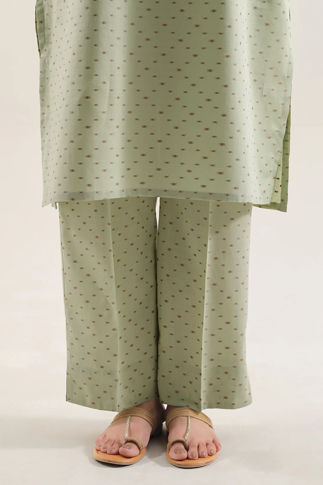 Cotton Jacquard Stitched 2 Piece (Shirt/Trouser) - Image 6
