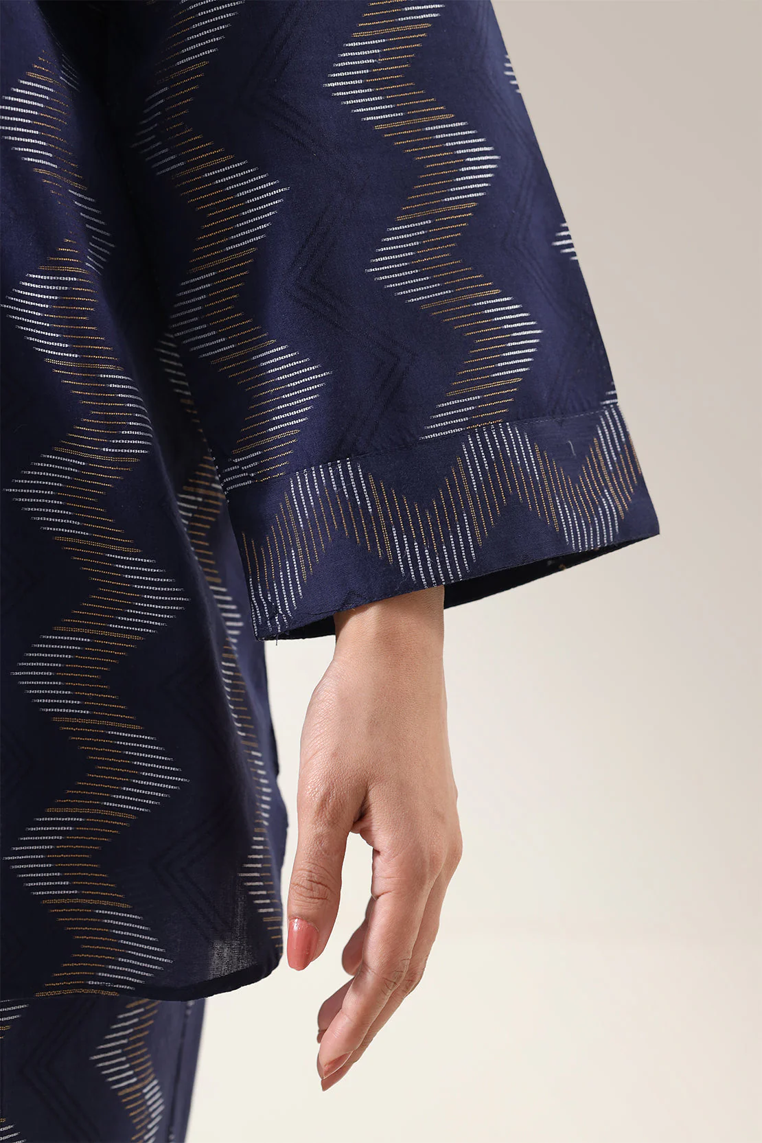 Cotton Jacquard Stitched 2 Piece (Shirt/Trouser) - Image 5