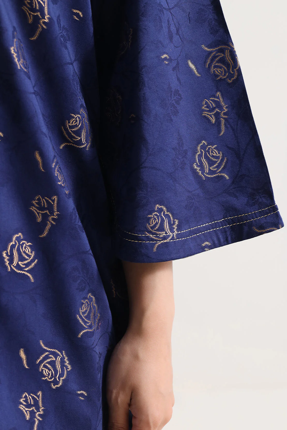 Cotton Jacquard Stitched 2 Piece (Shirt/Trouser) - Image 4