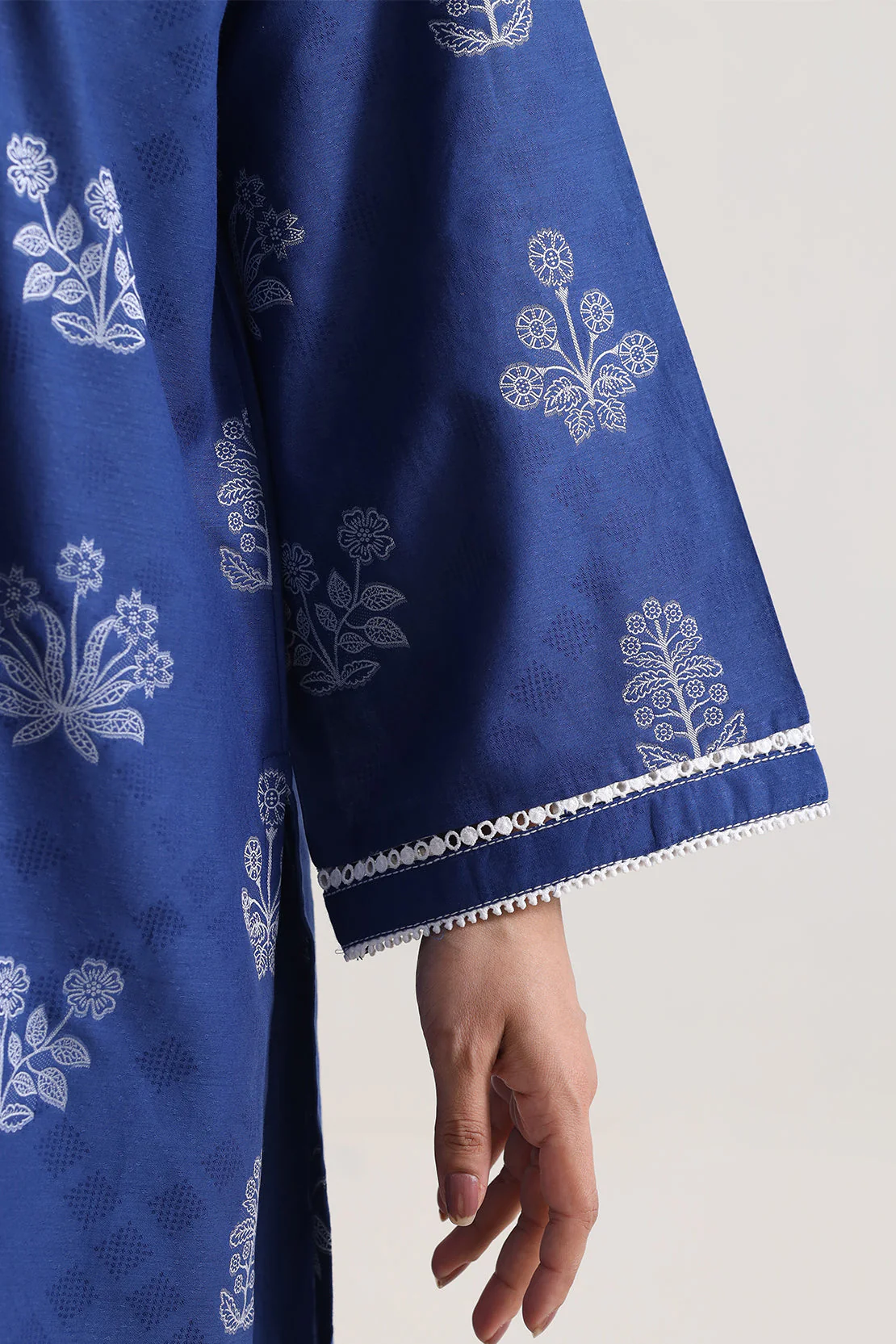 Cotton Jacquard Stitched 2 Piece (Shirt/Trouser) - Image 5