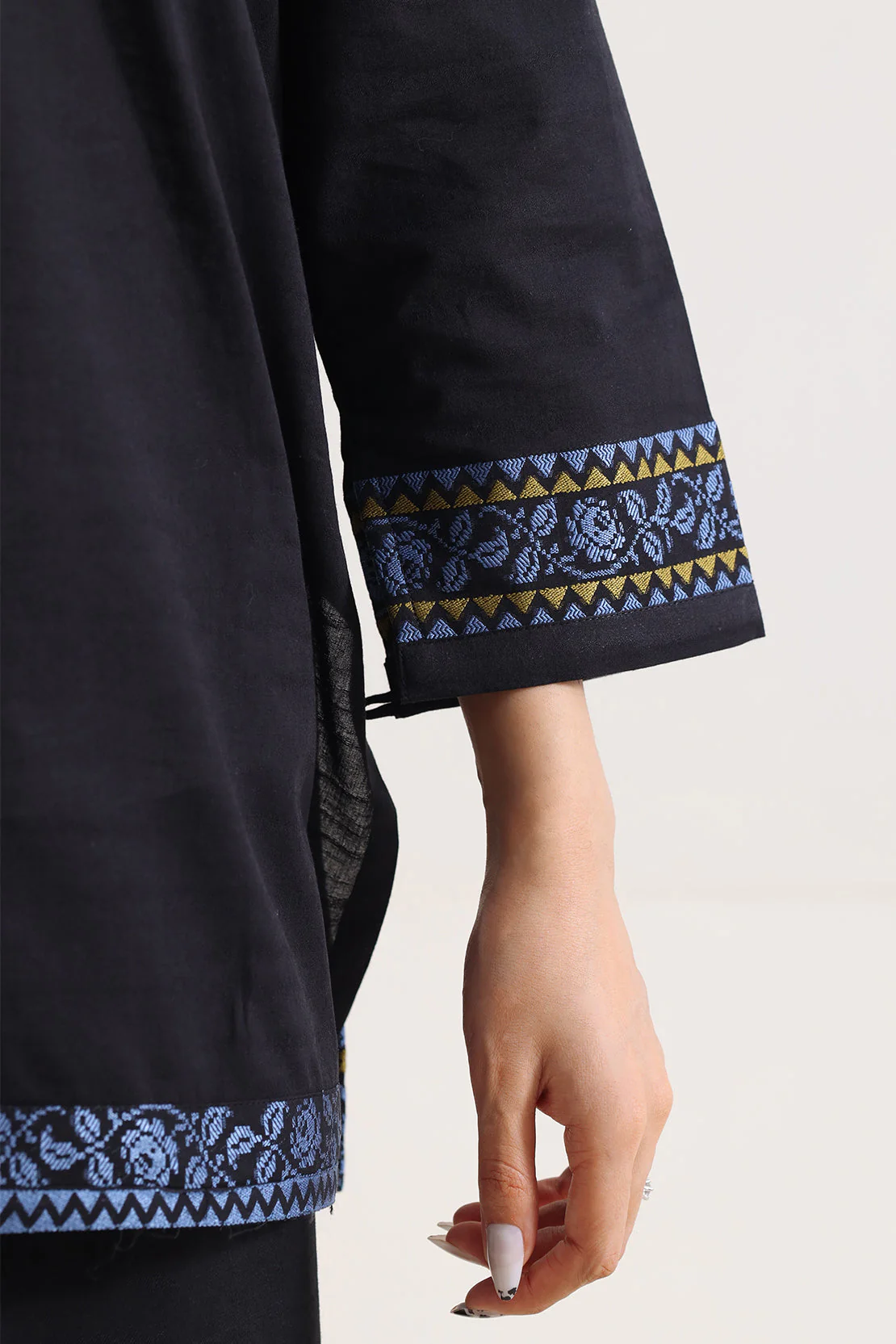 Cotton Jacquard Stitched 2 Piece (Shirt/Trouser) - Image 5