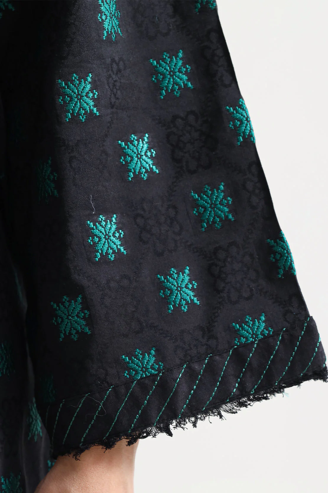 Cotton Jacquard Stitched 2 Piece (Shirt/Trouser) - Image 6