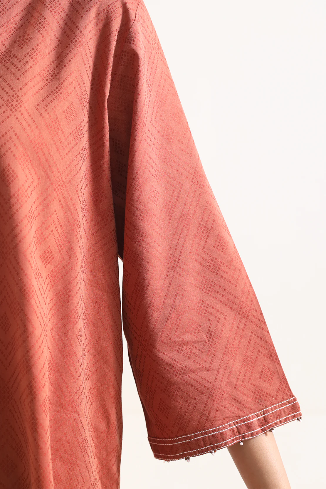 Cotton Jacquard Stitched 2 Piece (Shirt/Trouser) - Image 7