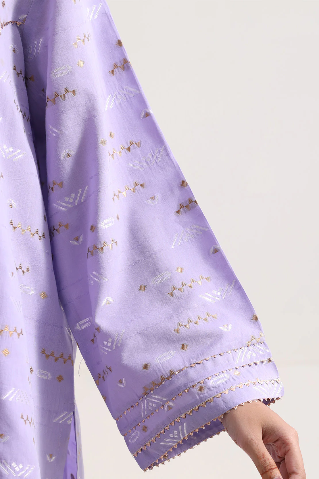 Cotton Jacquard Stitched 2 Piece (Shirt/Trouser) - Image 6