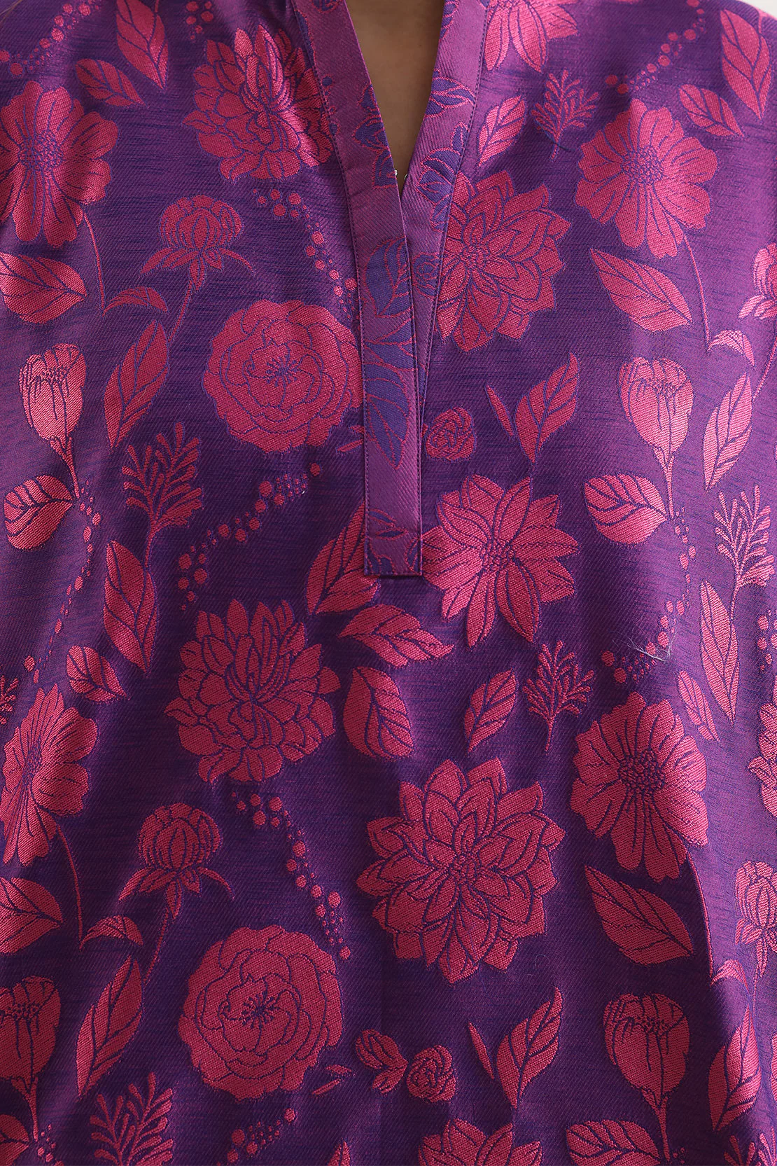 Cotton Jacquard Stitched 2 Piece (Shirt/Trouser) - Image 5