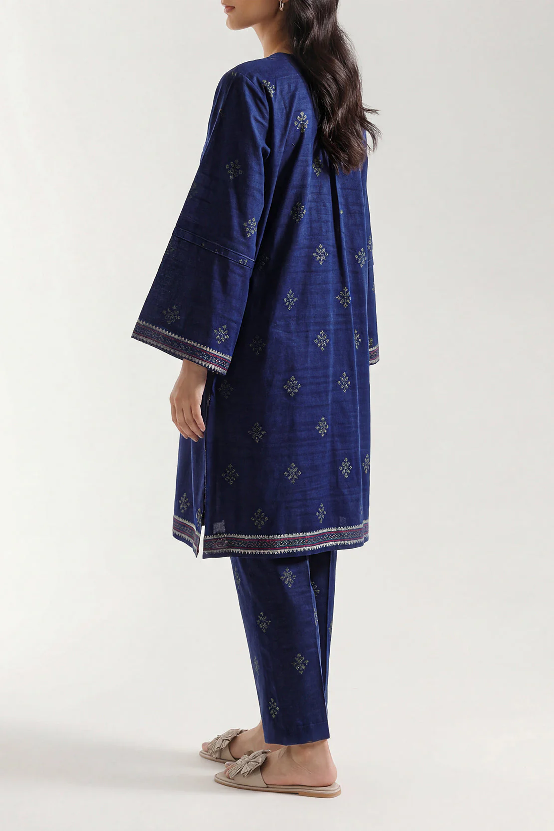 Cotton Jacquard Stitched 2 Piece (Shirt/Trouser) - Image 4