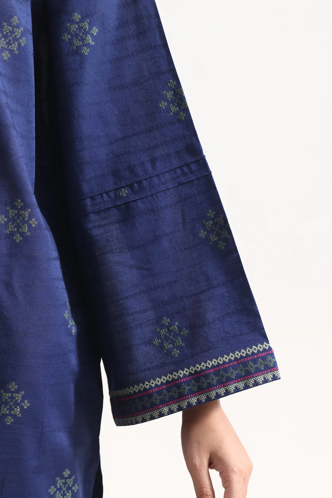 Cotton Jacquard Stitched 2 Piece (Shirt/Trouser) - Image 6