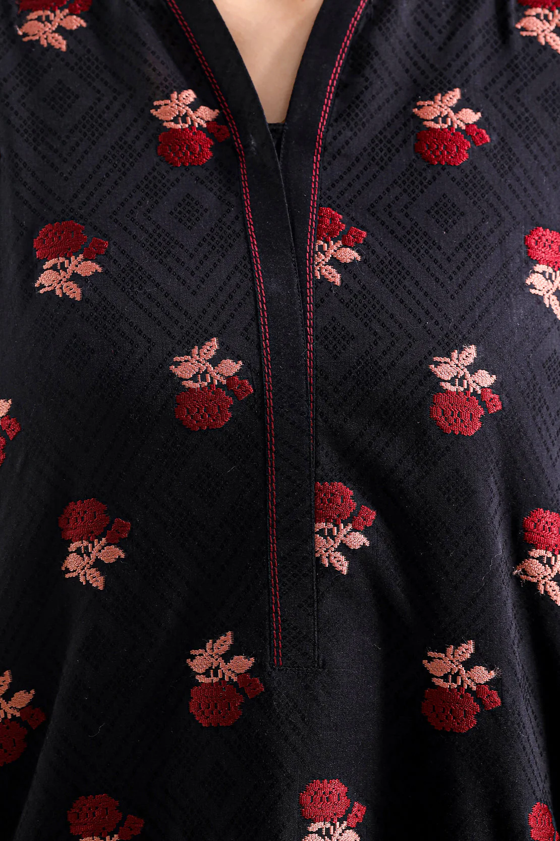 Cotton Jacquard Stitched 2 Piece (Shirt/Trouser) - Image 6