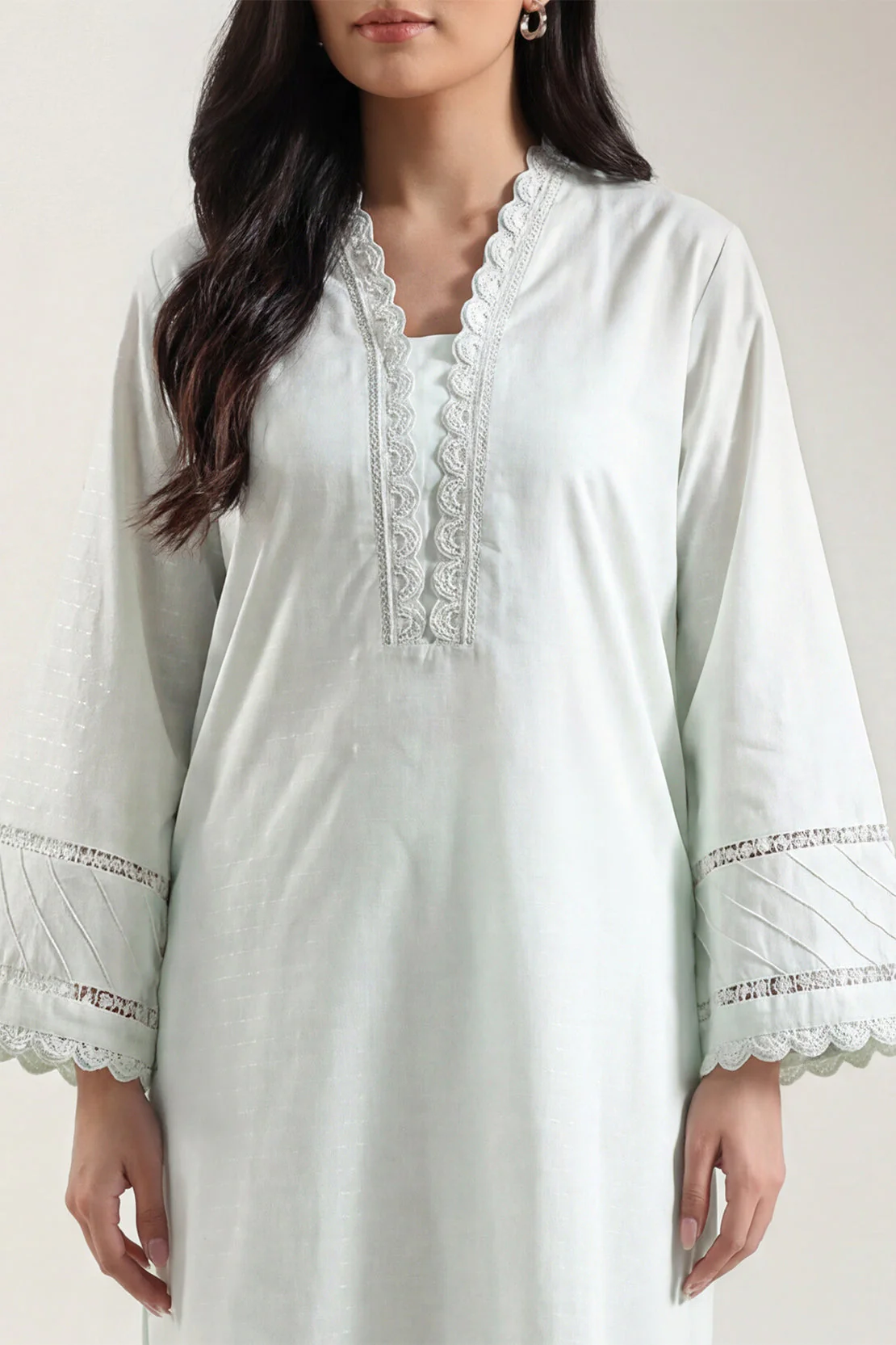 Cotton Jacquard Stitched 2 Piece (Shirt/Trouser) - Image 3