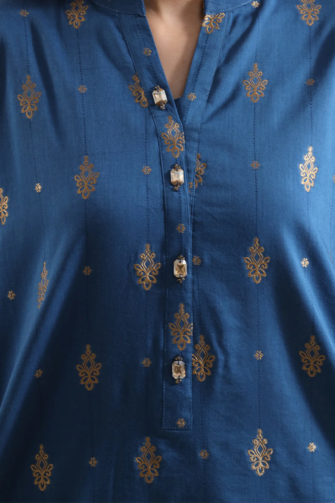 Cotton Jacquard Stitched 2 Piece (Shirt/Trouser) - Image 4