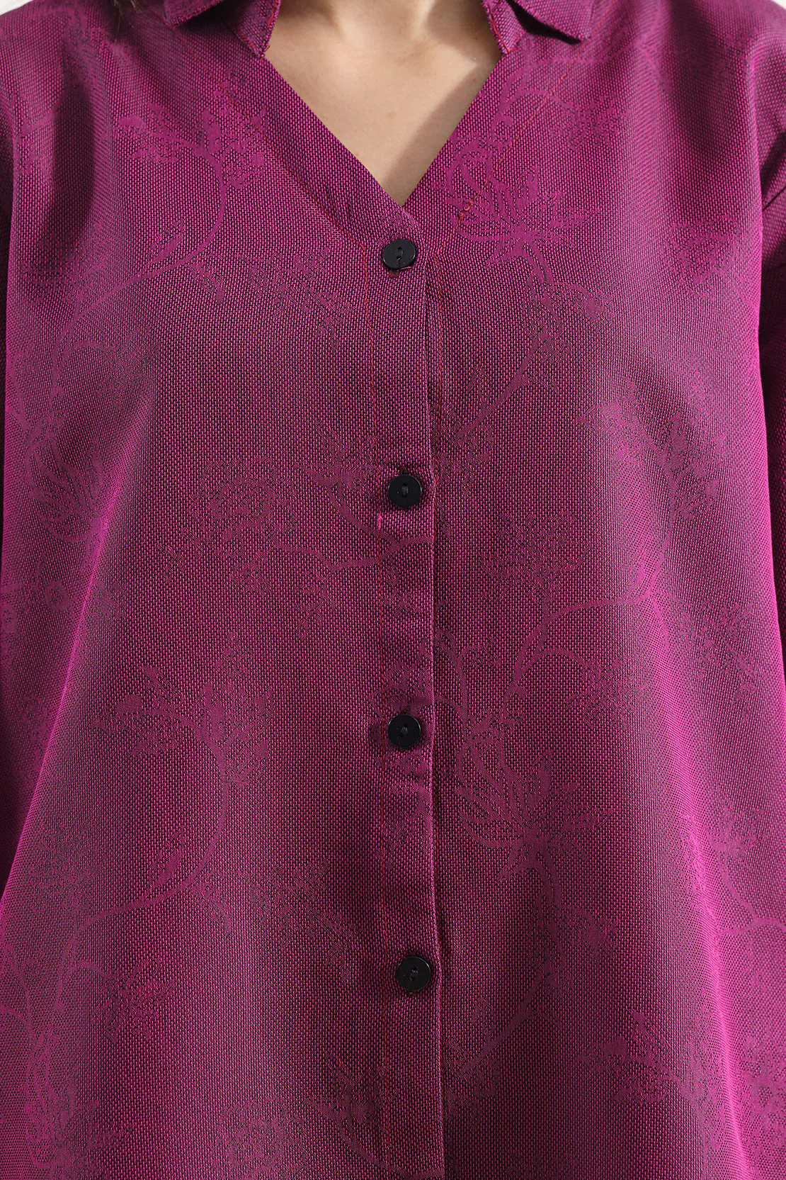 Cotton Jacquard Stitched 2 Piece (Shirt/Trouser) - Image 4