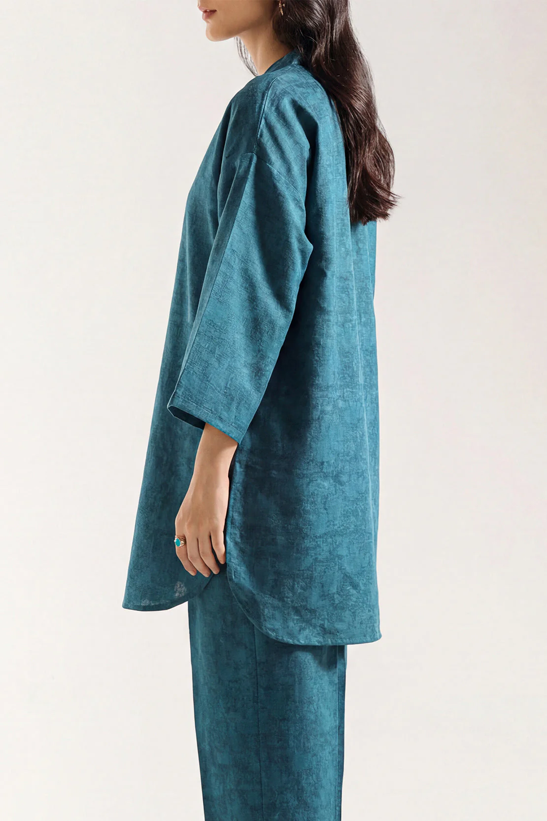 Cotton Jacquard Stitched 2 Piece (Shirt/Trouser) - Image 4