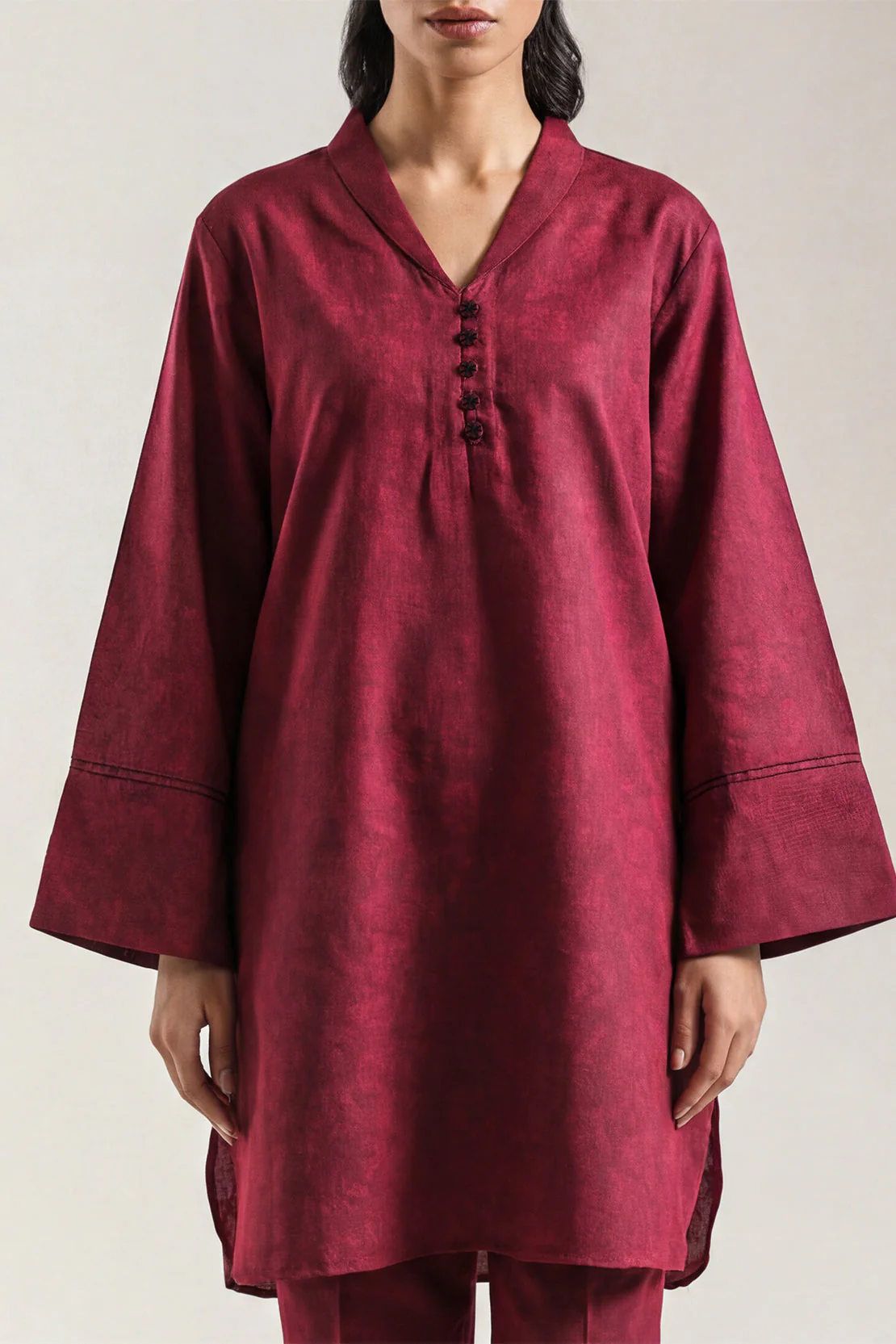 Cotton Jacquard Stitched 2 Piece (Shirt/Trouser) - Image 3