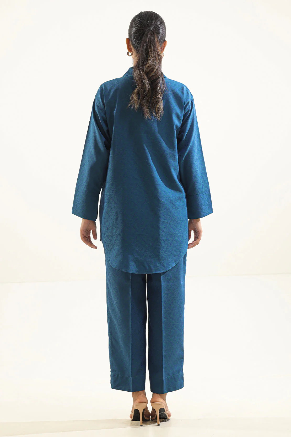 Cotton Jacquard Stitched 2 Piece (Shirt/Trouser) - Image 5