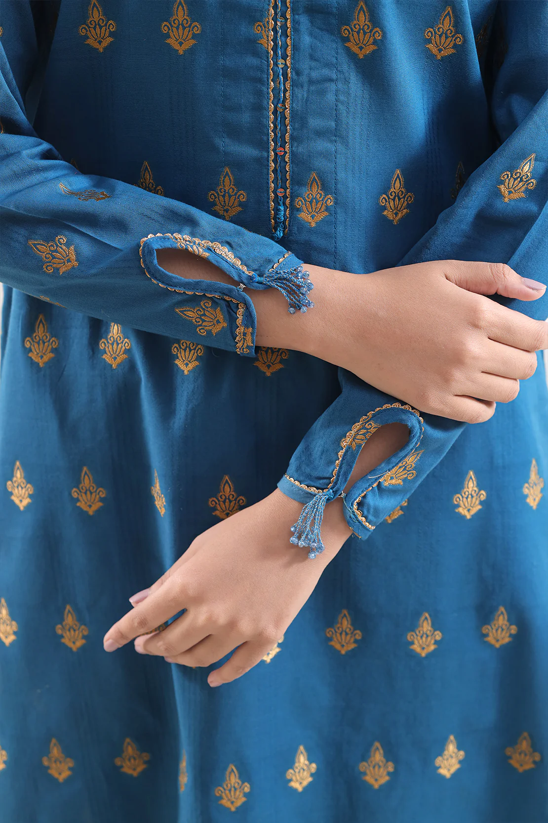 Cotton Jacquard Stitched 2 Piece (Shirt/Trouser) - Image 4