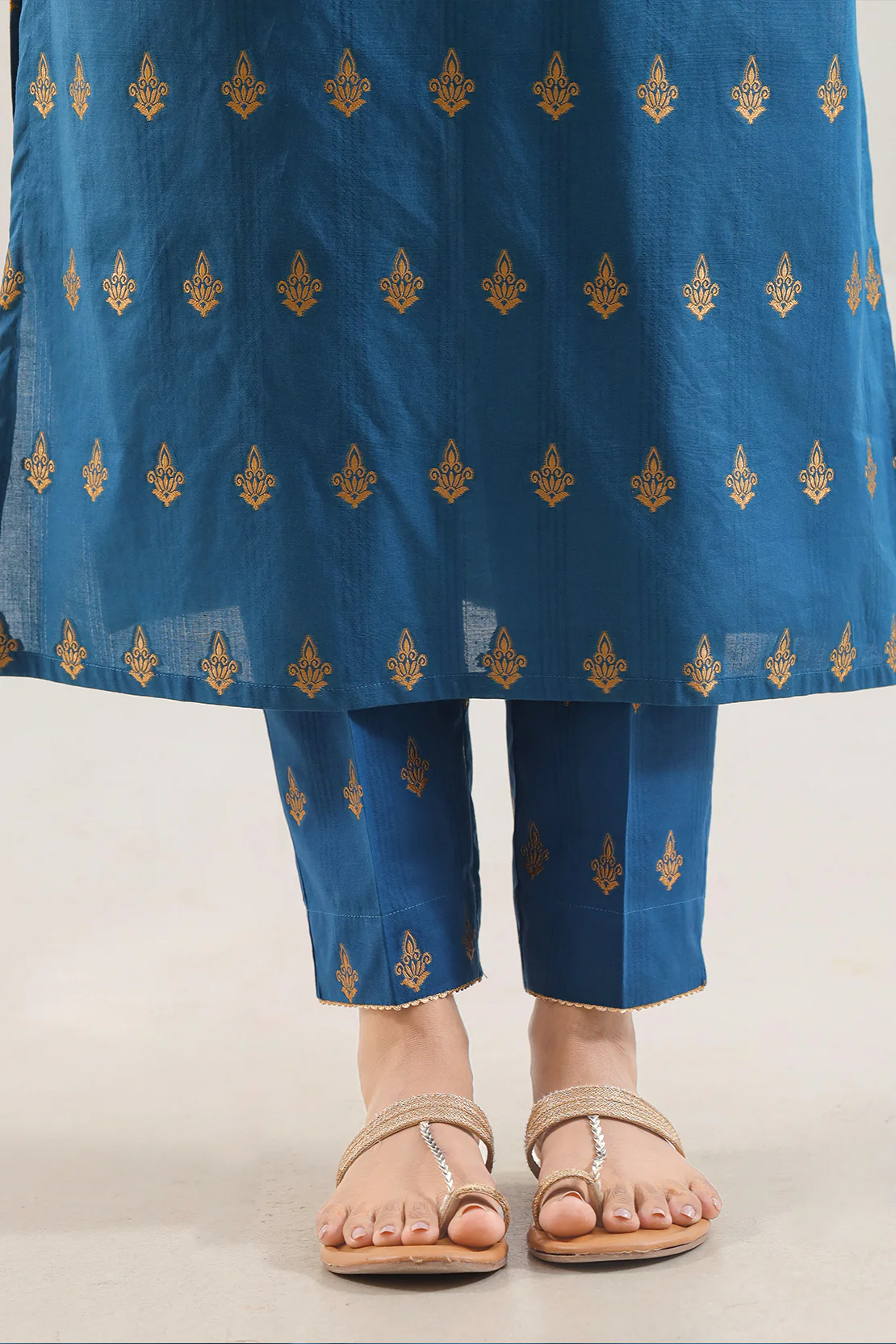 Cotton Jacquard Stitched 2 Piece (Shirt/Trouser) - Image 5