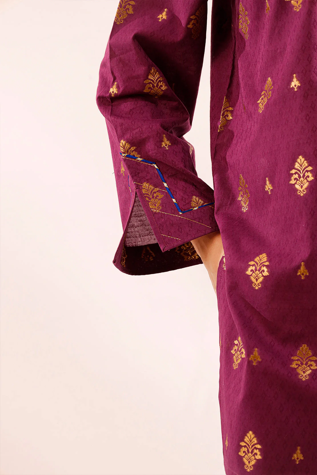 Cotton Jacquard Stitched 2 Piece (Shirt/Trouser) - Image 6