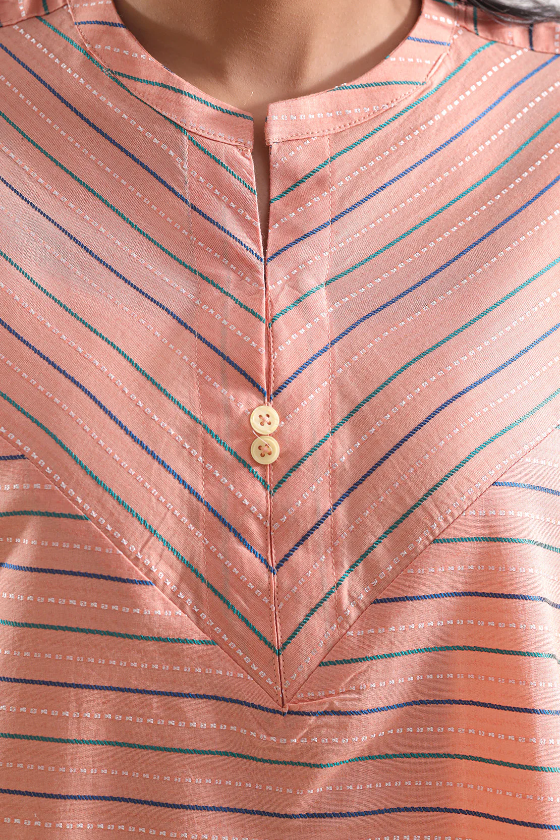 Cotton Jacquard Stitched 2 Piece (Shirt/Trouser) - Image 6
