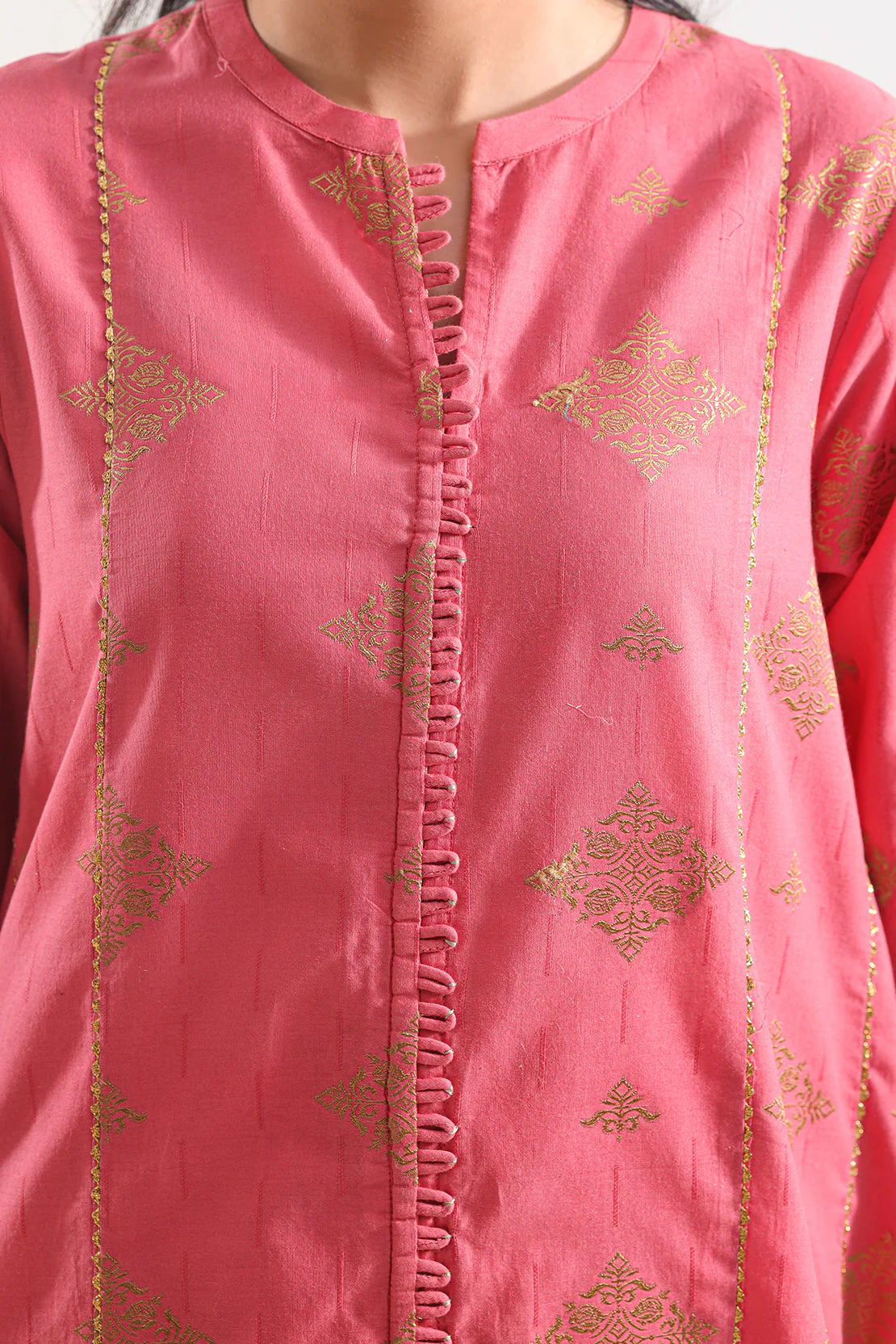 Cotton Jacquard Stitched 2 Piece (Shirt/Trouser) - Image 6