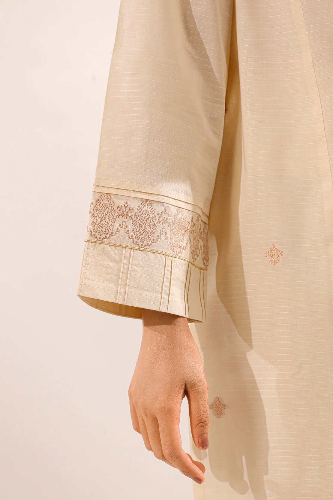 Cotton Jacquard Stitched 2 Piece (Shirt/Trouser) - Image 7