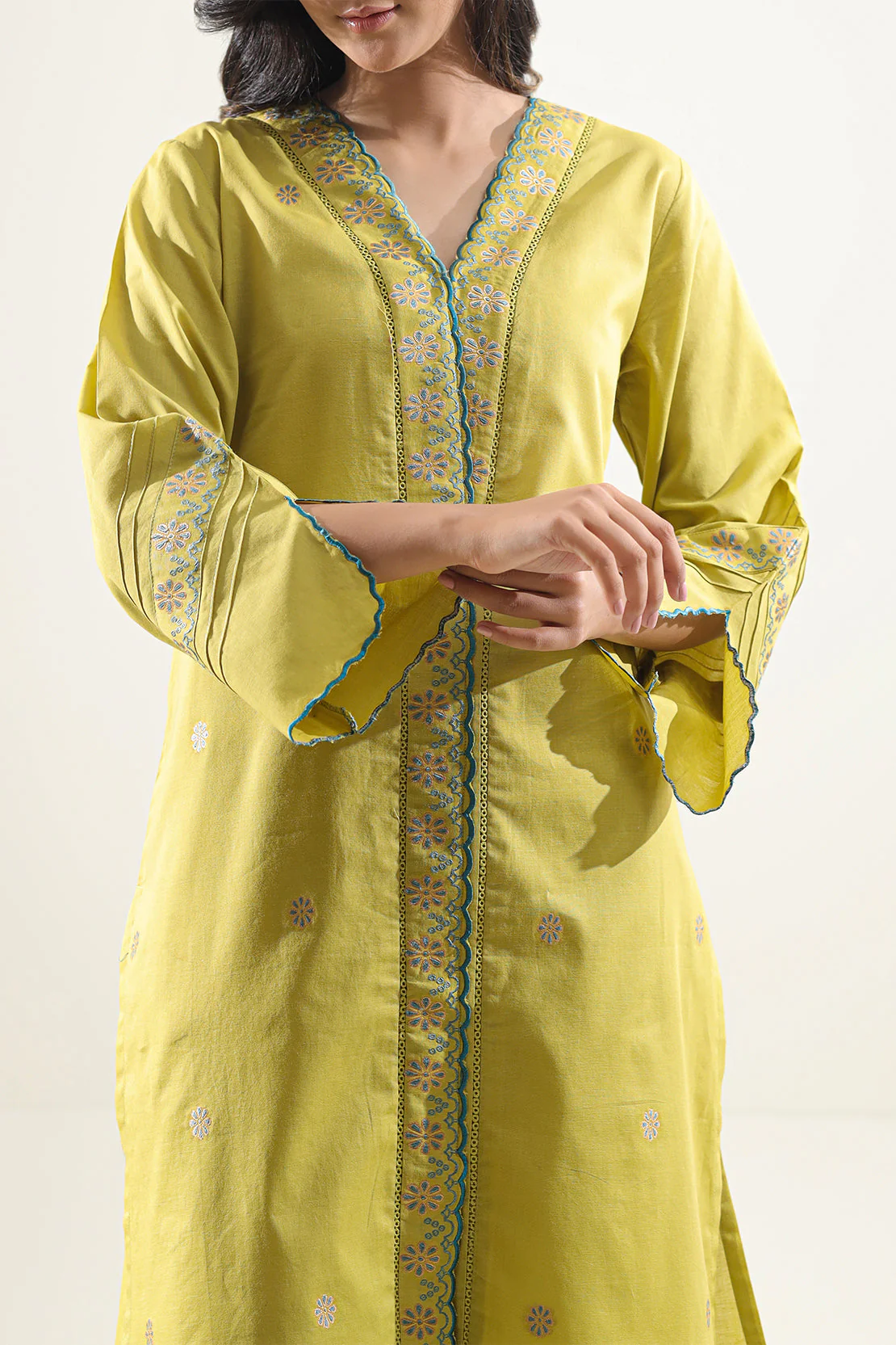 Cotton Jacquard Stitched 2 Piece (Shirt/Trouser) - Image 3