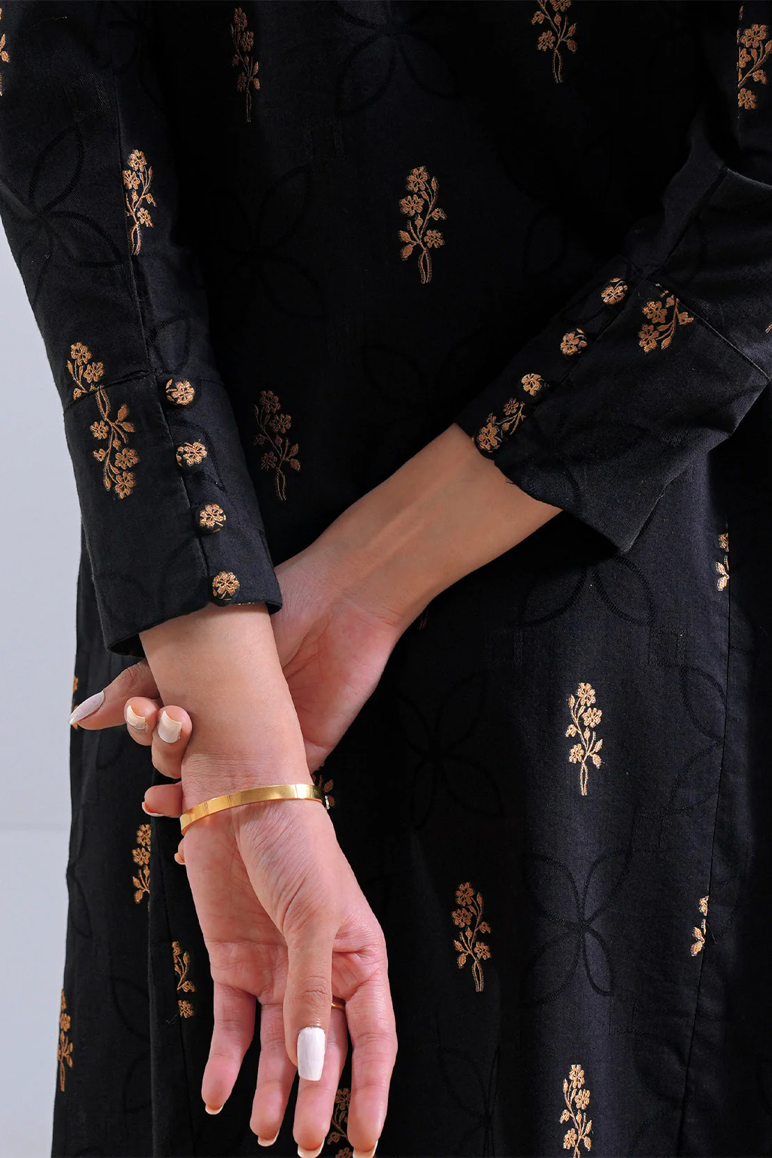 Cotton Jacquard Stitched 2 Piece (Shirt/Trouser) - Image 5