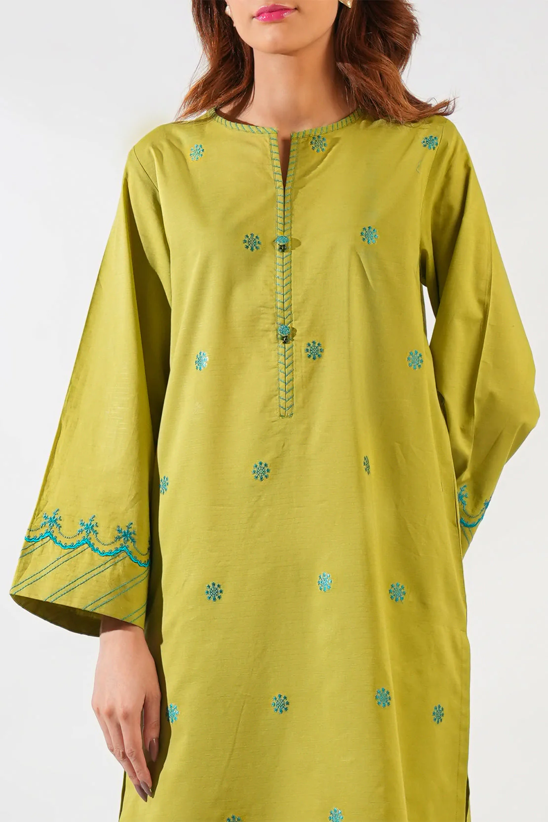 Cotton Jacquard Stitched 2 Piece (Shirt/Trouser) - Image 2
