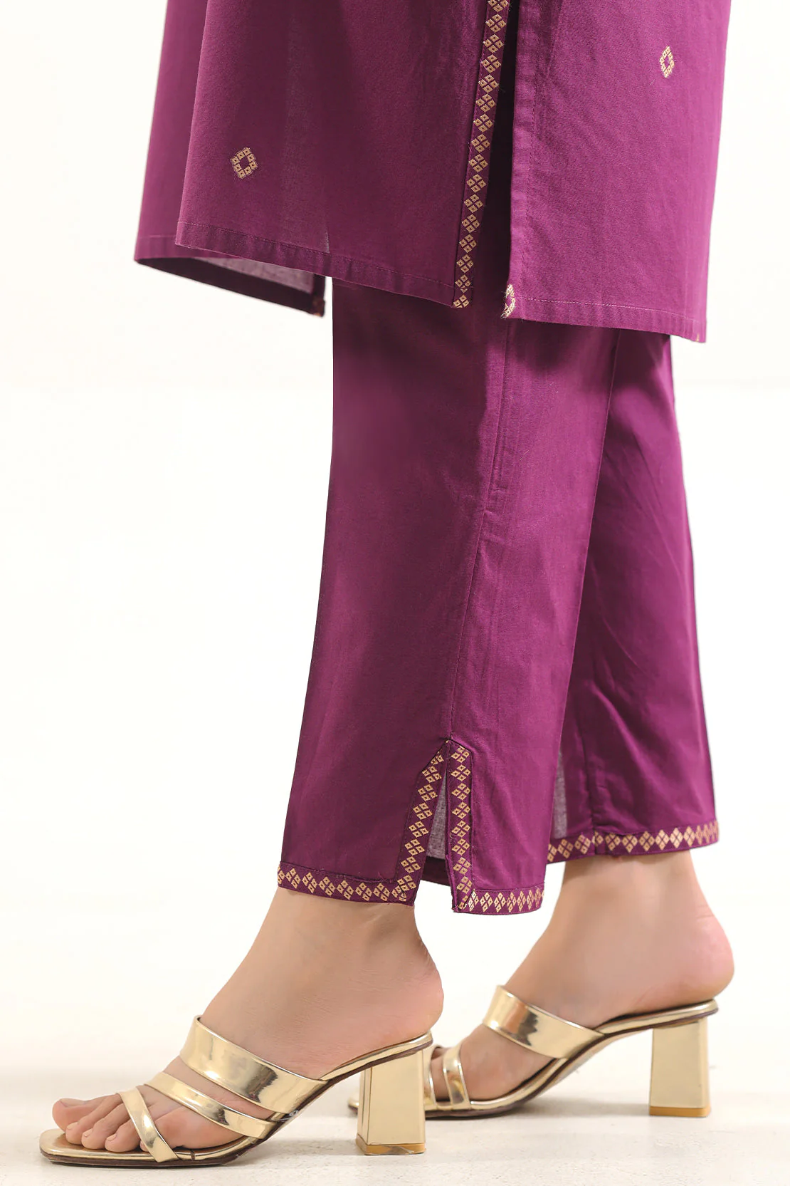 Cotton Jacquard Stitched 2 Piece (Shirt/Trouser) - Image 4