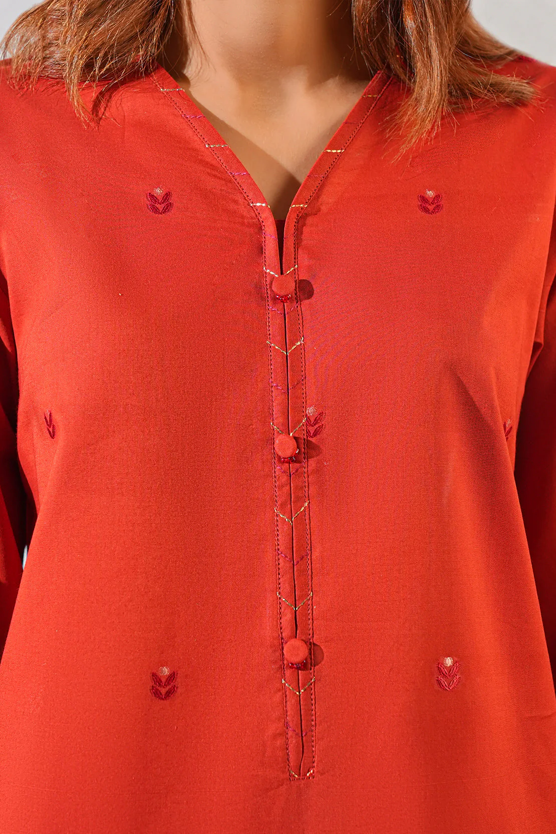 Cotton Jacquard Stitched 2 Piece (Shirt/Trouser) - Image 4