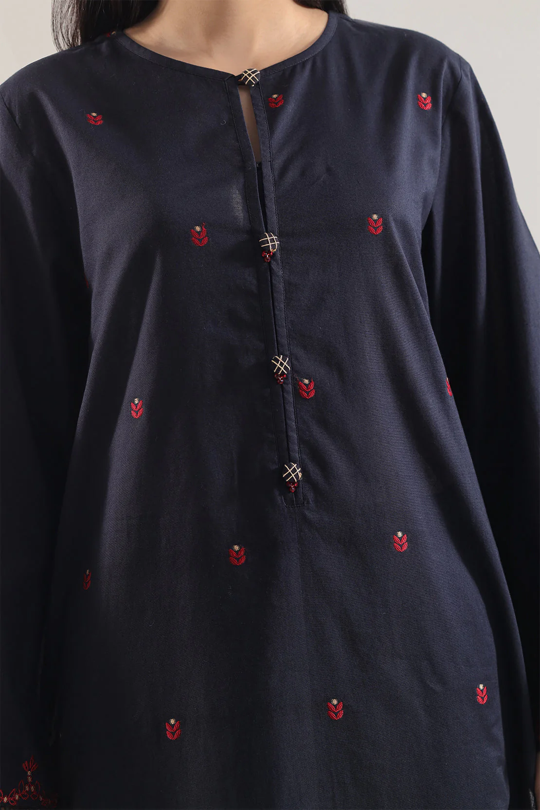 Cotton Jacquard Stitched 2 Piece (Shirt/Trouser) - Image 4
