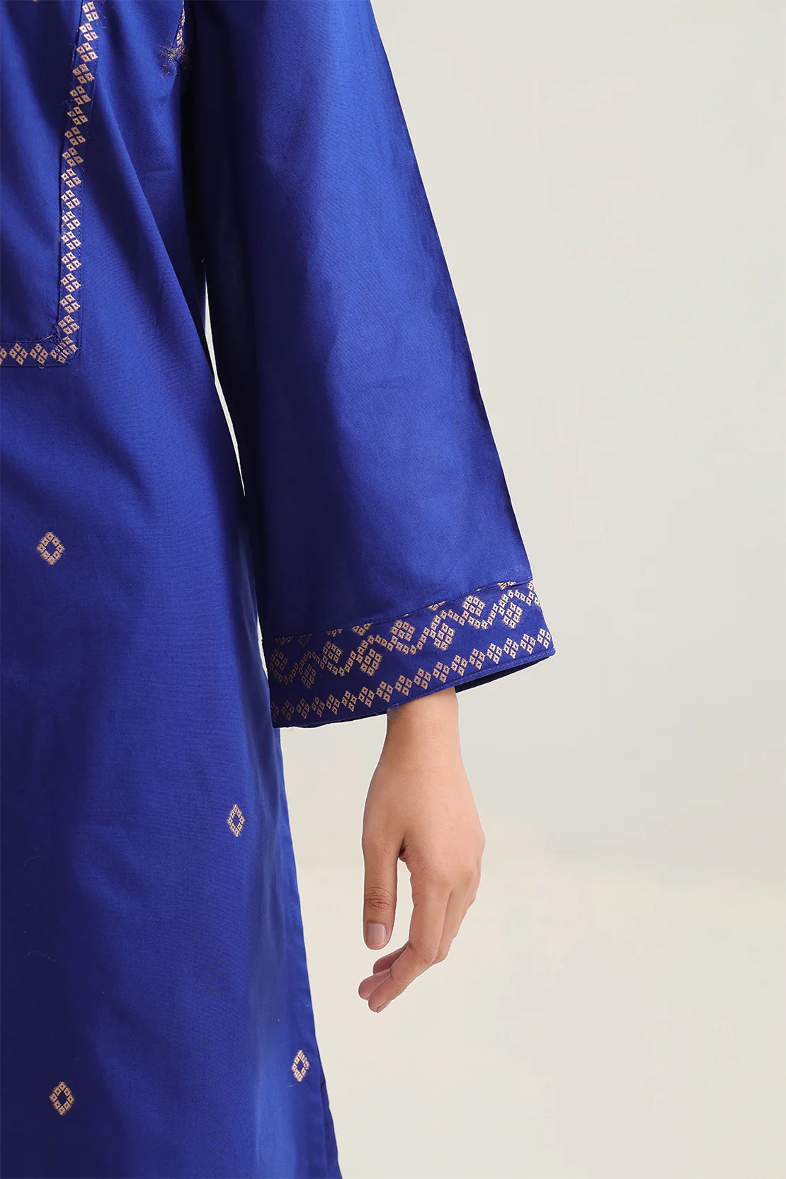 Cotton Jacquard Stitched 2 Piece (Shirt/Trouser) - Image 4