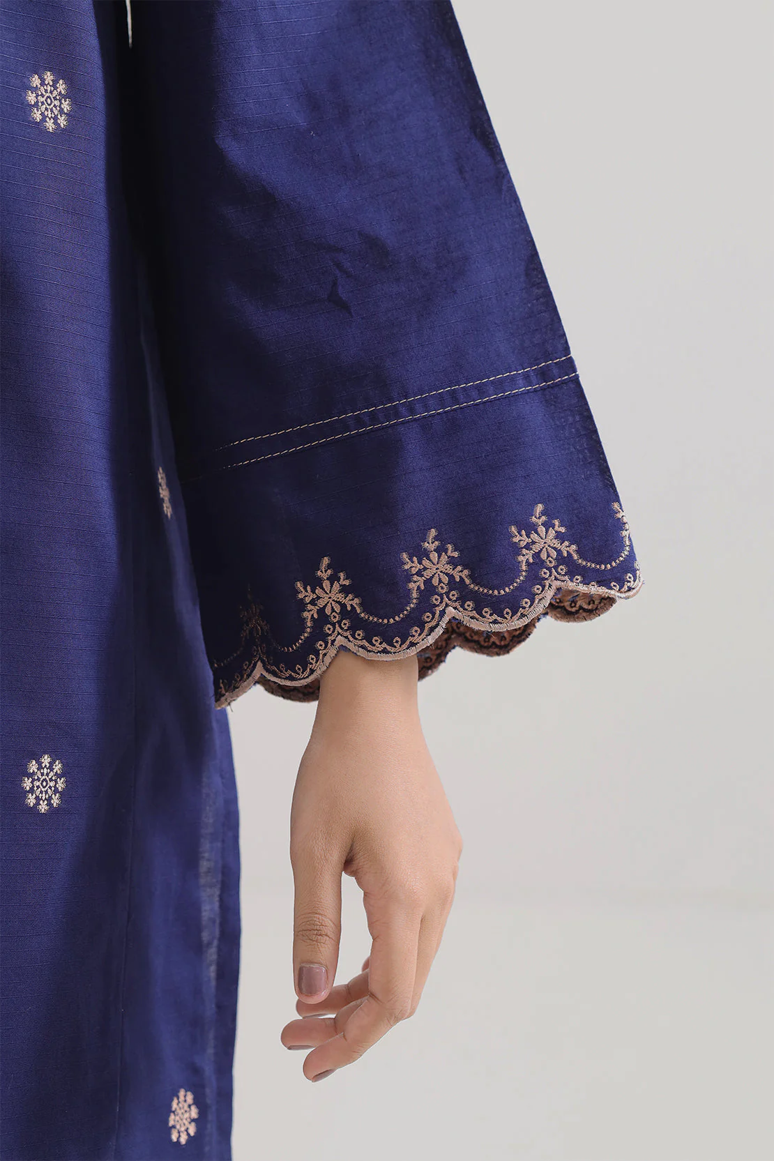 Cotton Jacquard Stitched 2 Piece (Shirt/Trouser) - Image 5