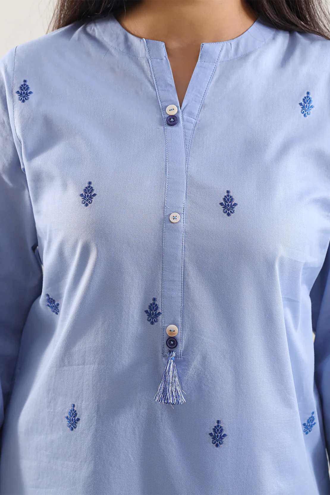 Cotton Jacquard Stitched 2 Piece (Shirt/Trouser) - Image 3